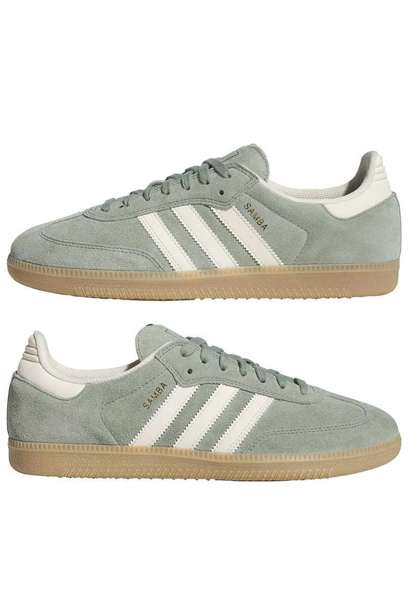 ADIDAS SKATEBOARDING Samba ADV Silver Green / Gum
