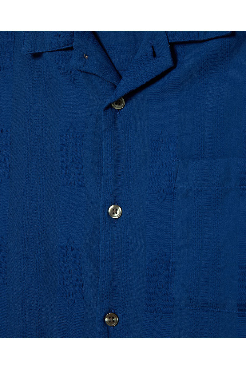 OBEY SAMUEL WOVEN SHIRT Dazzling Blue Multi