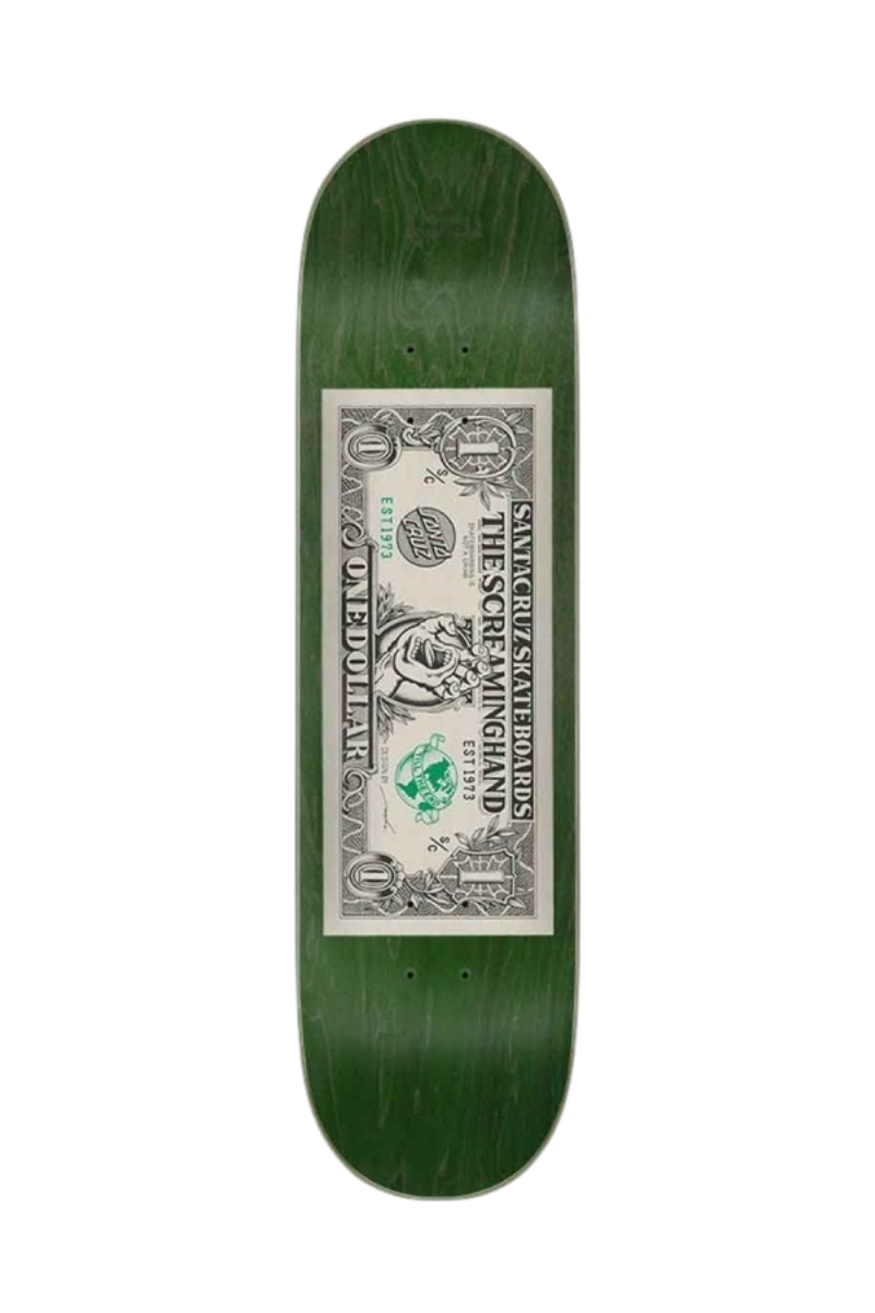 SANTA CRUZ DECK DOLLAR HAND 8.25"