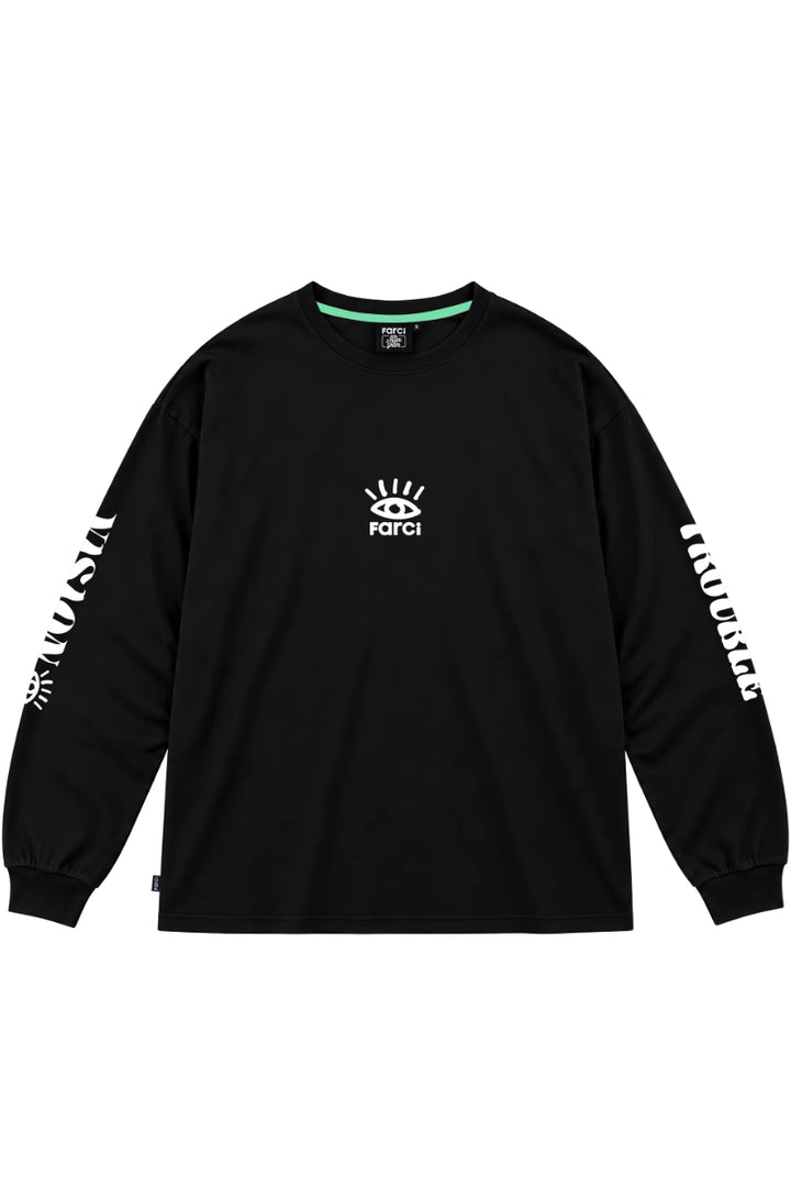 T-shirt manches longues Farci Saule noir – vue 2