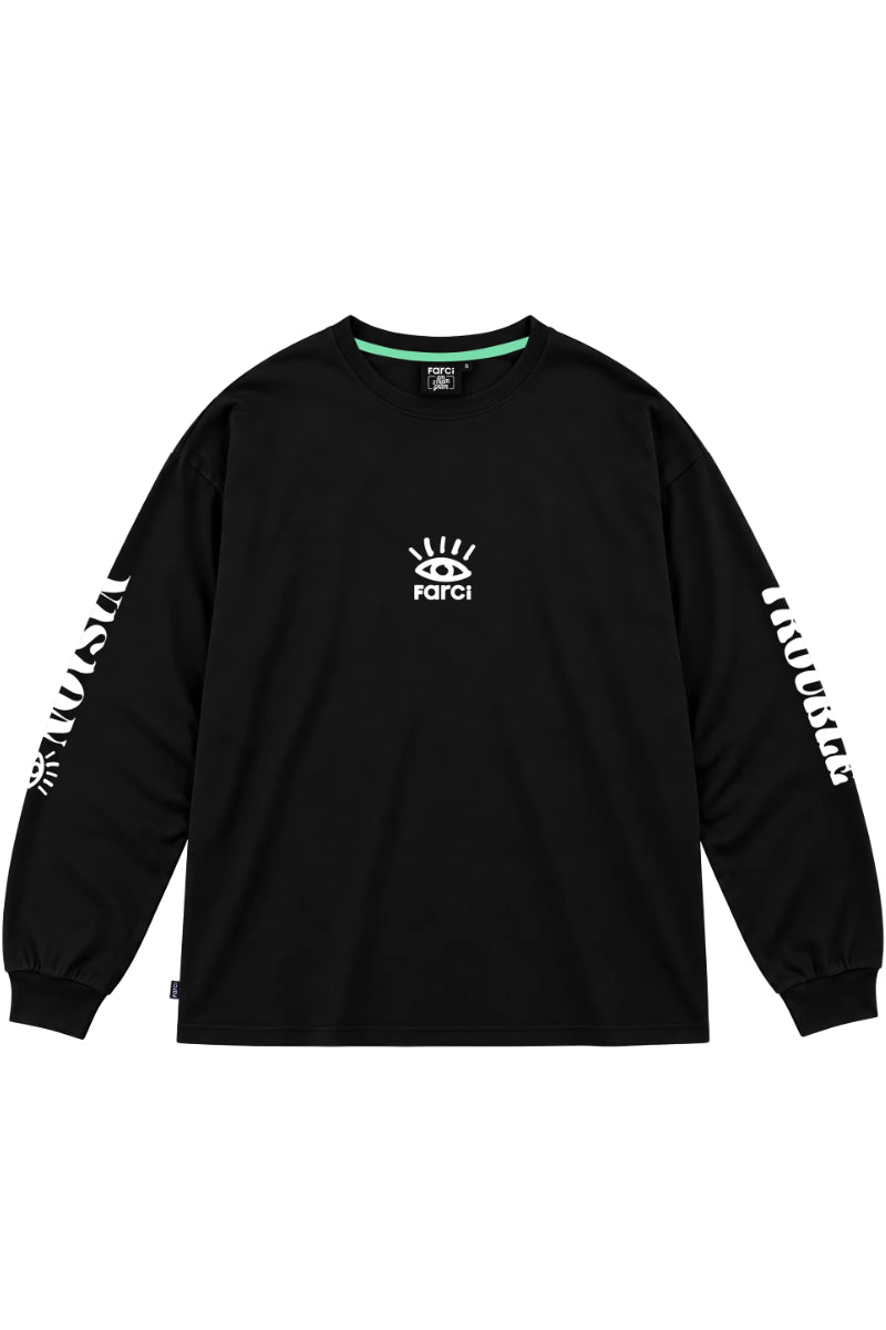 T-shirt manches longues Farci Saule noir – vue 2