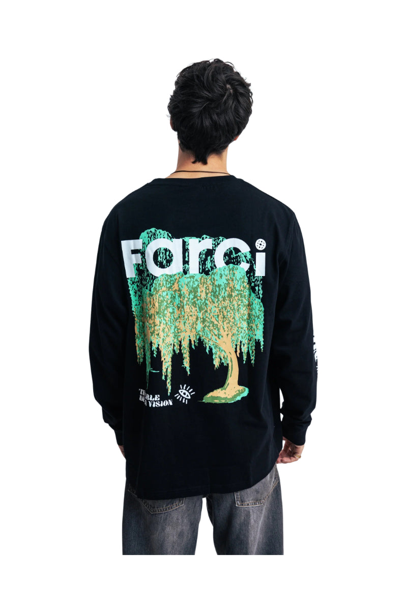 T-shirt manches longues Farci Saule noir – vue 3