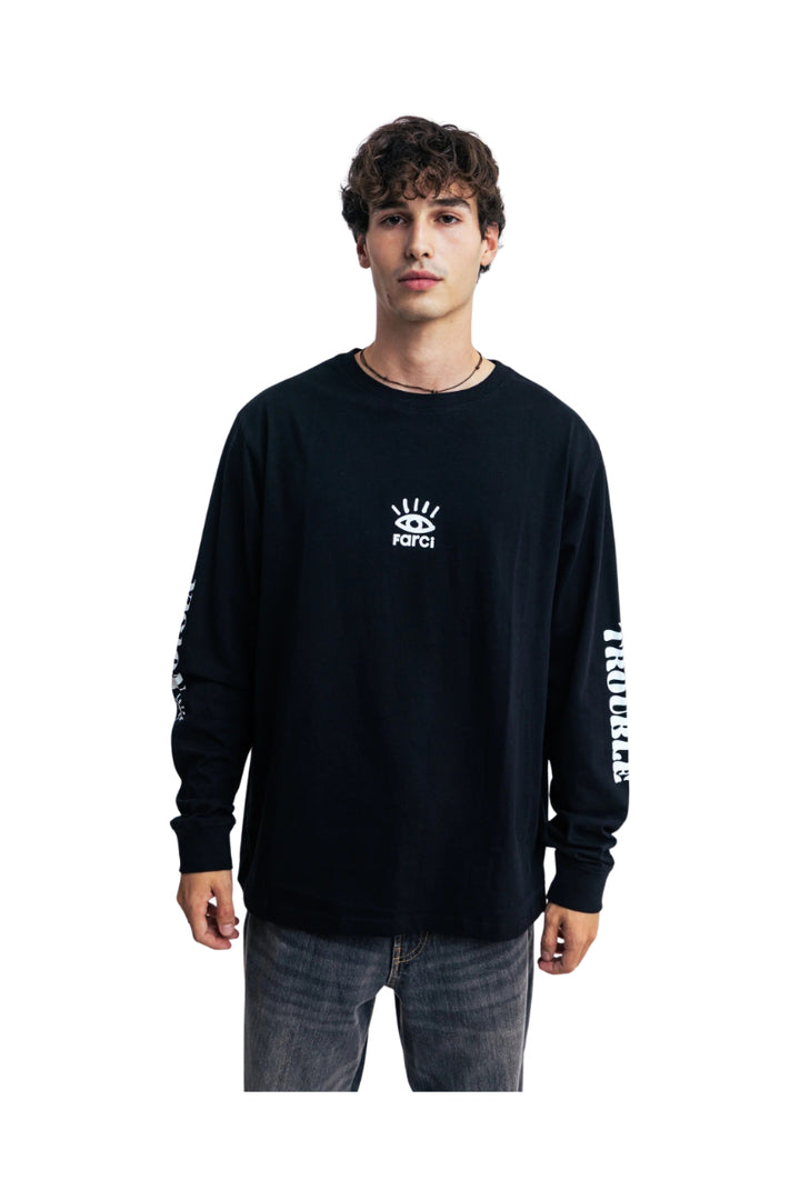 T-shirt manches longues Farci Saule noir – vue 4