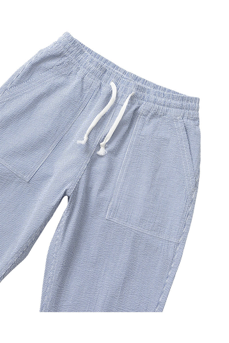 SERVICE WORKS SEERSUCKER CHEF PANTS Navy Stripe