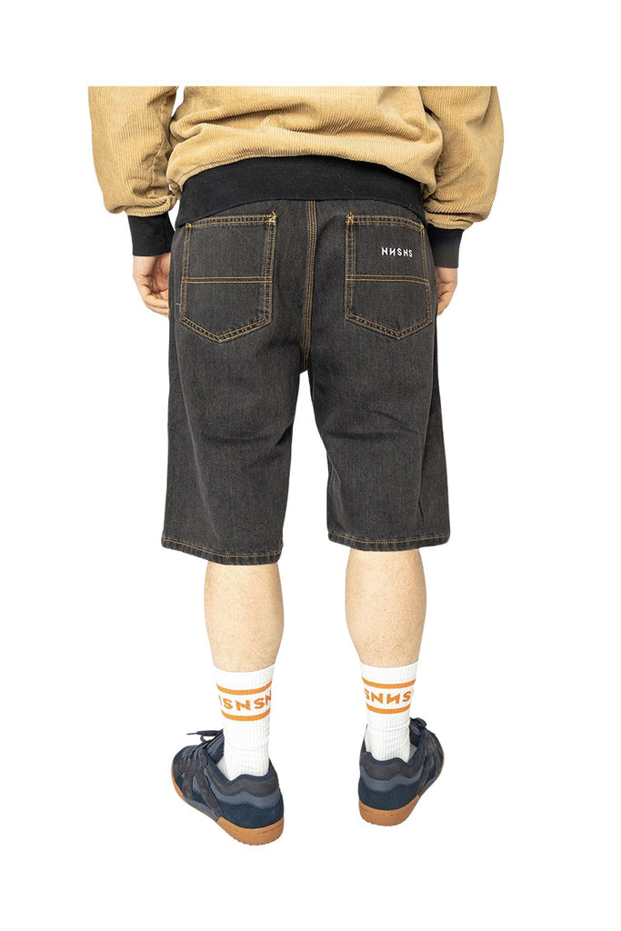 NONSENSE SHORT BIGFOOT Denim Washed Black