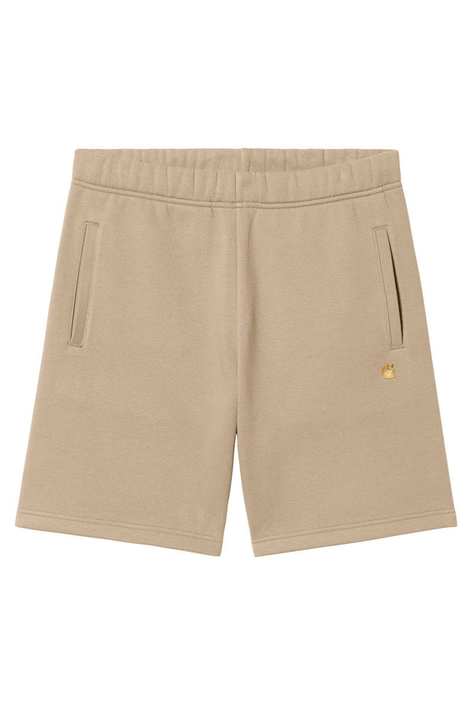 CARHARTT WIP CHASE SWEAT SHORT Sable / Gold