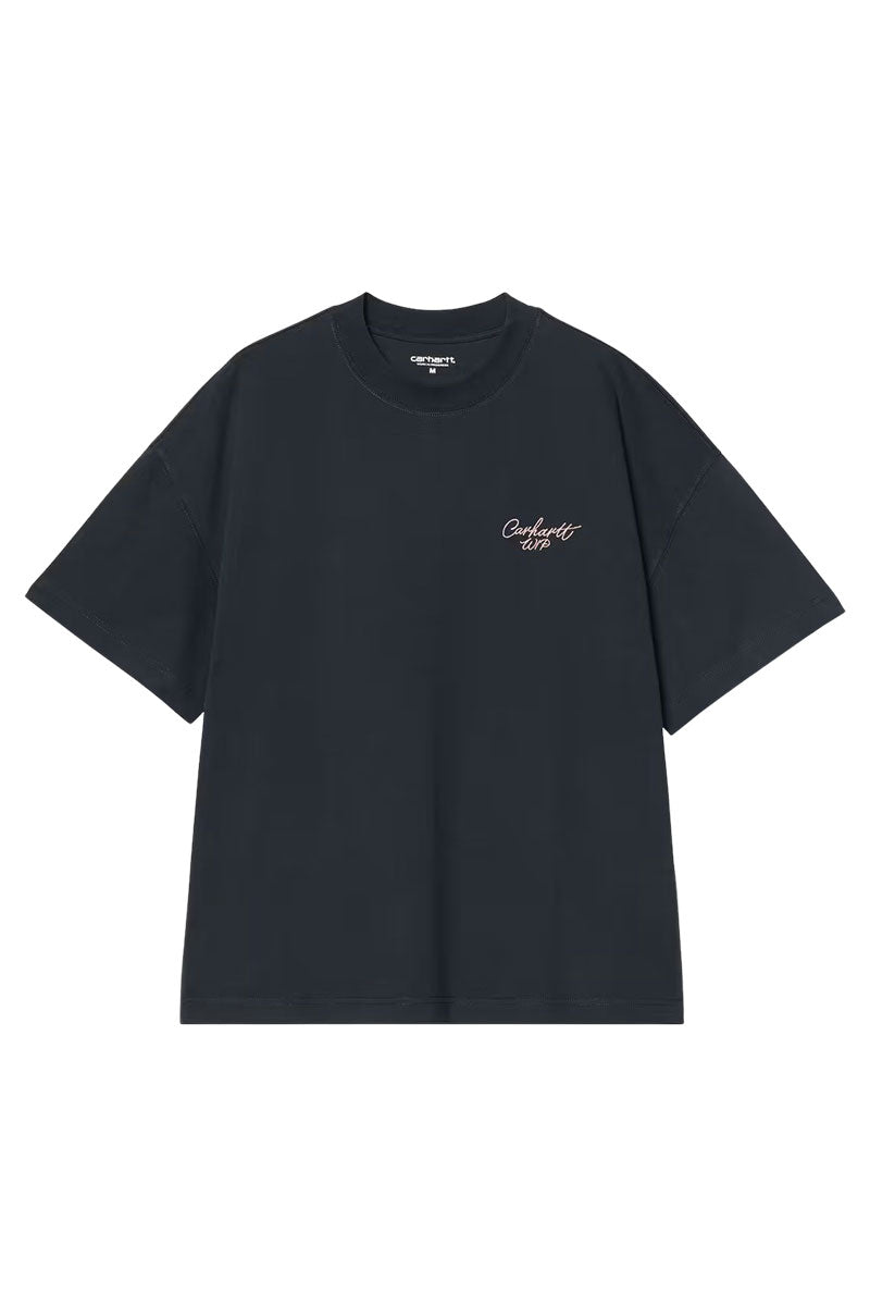 CARHARTT WIP SIGNATURE SCRIPT T-SHIRT deep Night