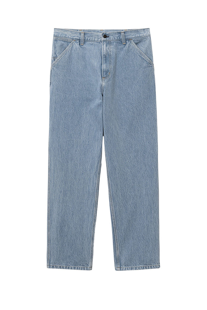 CARHARTT WIP SINGLE KNEE PANT Blue Stone Bleached