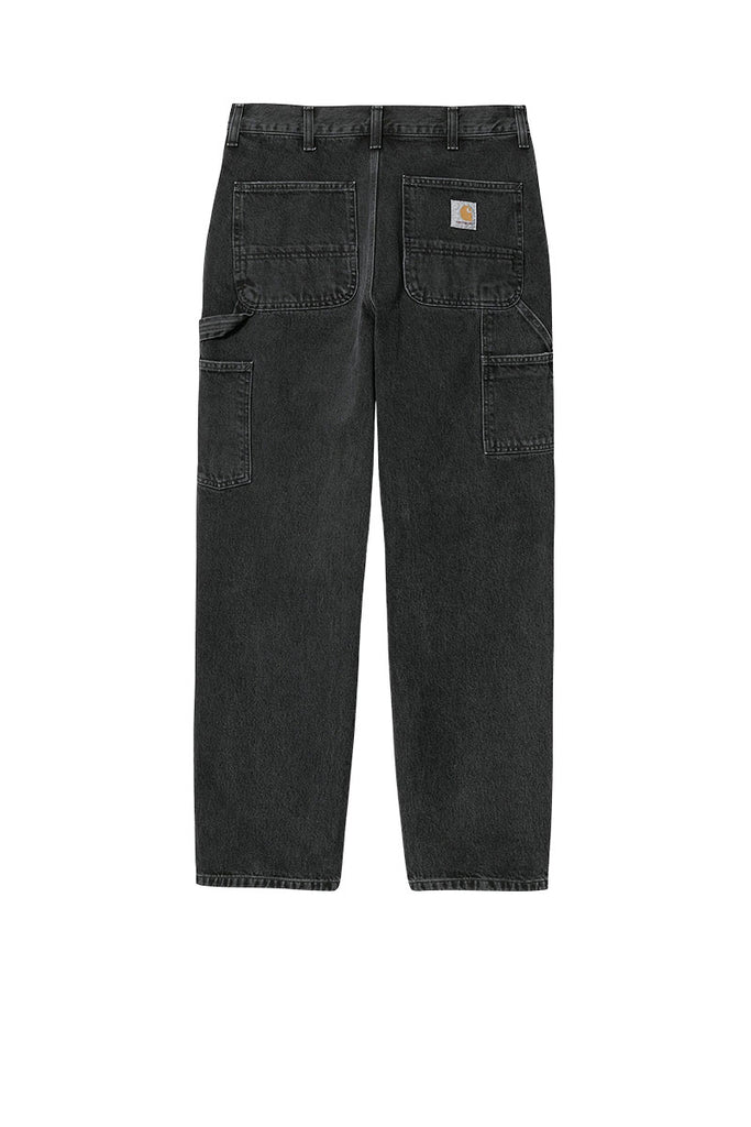 CARHARTT WIP SINGLE KNEE PANT Black Stone Washed