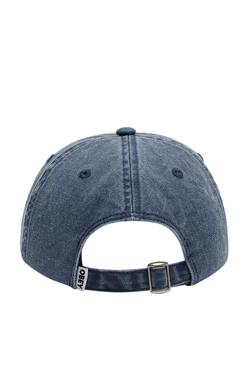 OBEY PIGMENT SLANTED 6 PANEL CAP Pigment Navy