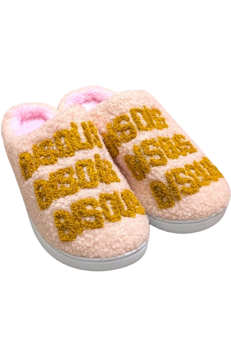 BISOUS SKATEBOARDS SLIPPERS X3 Pink