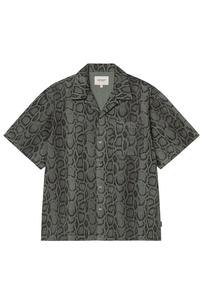 CARHARTT WIP SNAKE CAMO SHIRT S/S Snake Camo / Leaf Garment Dyed 