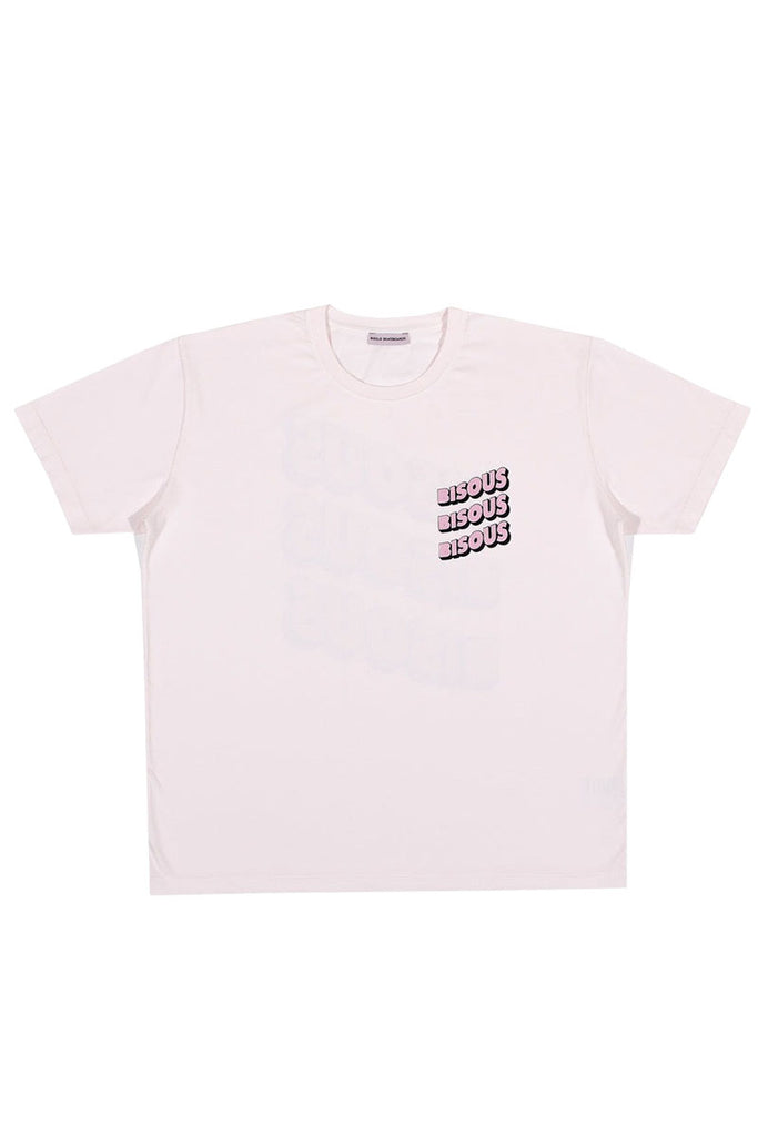 BISOUS SKATEBOARD T-SHIRT SONICS Pink