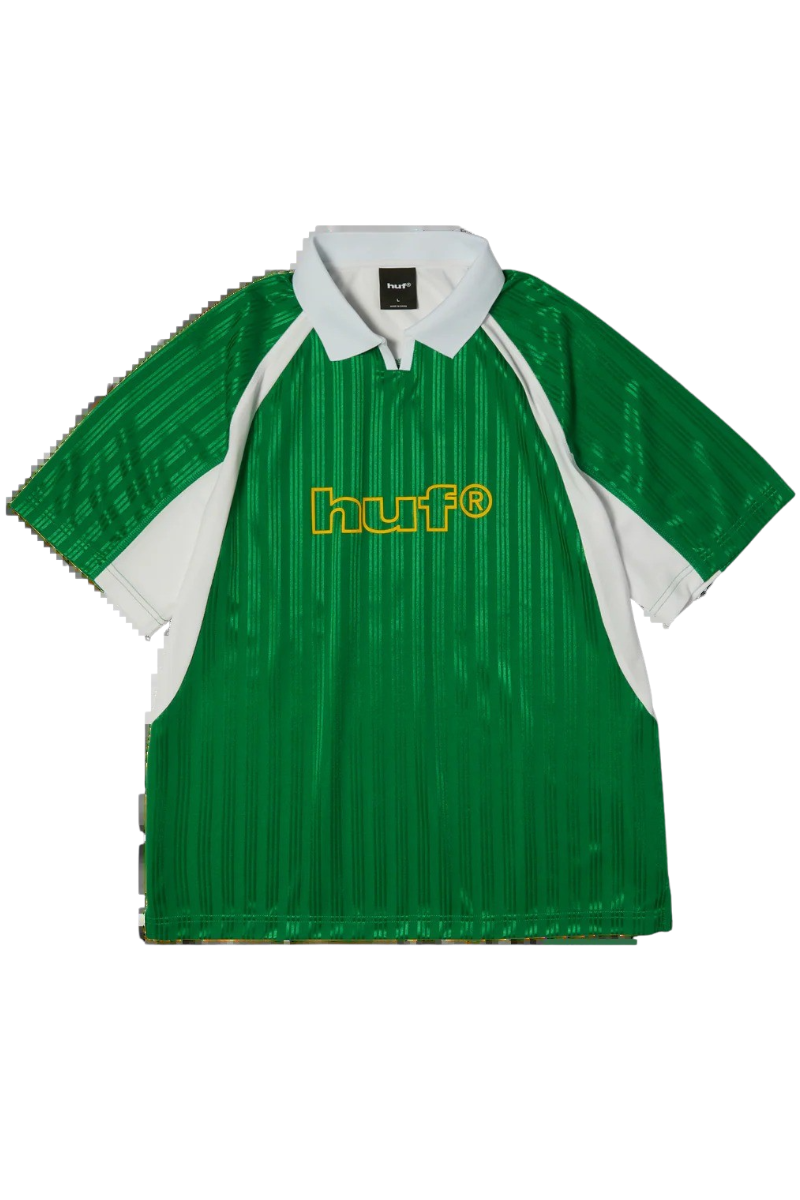 HUF T-SHIRT SOCCER JERSEY SIDELINE Clover
