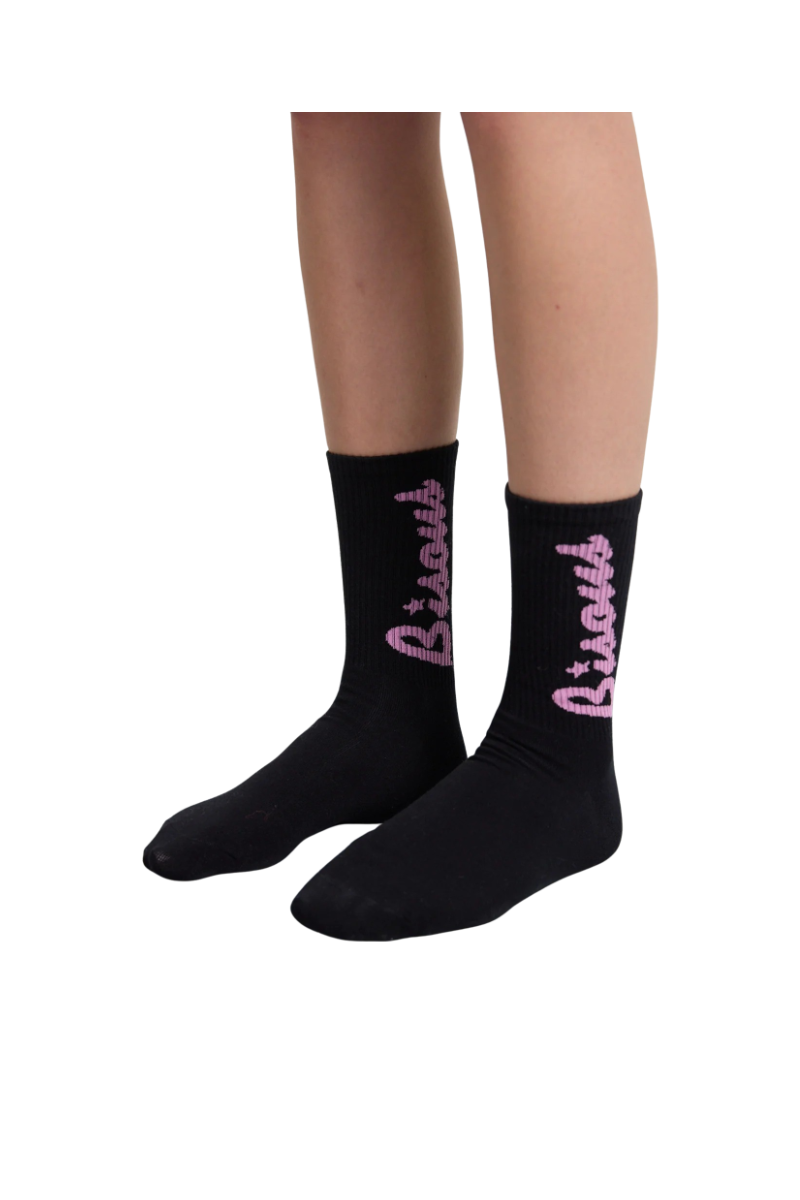 BISOUS SKATEBOARDS SOCKS LOUNGE Black