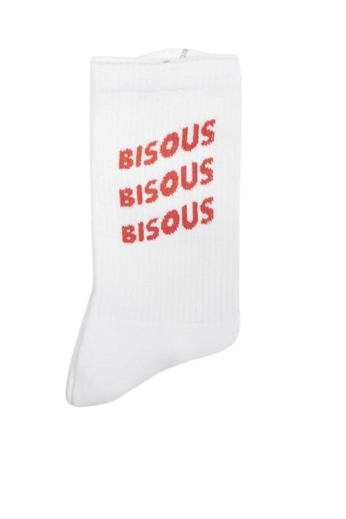 BISOUS SKATEBOARD SOCKS SONICS Red