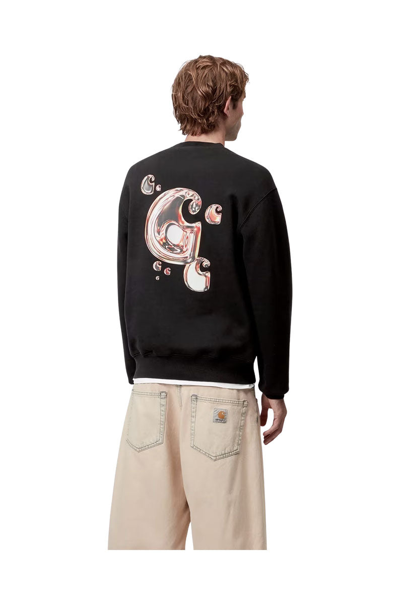 CARHARTT WIP SOLAR CHROME SWEAT Black