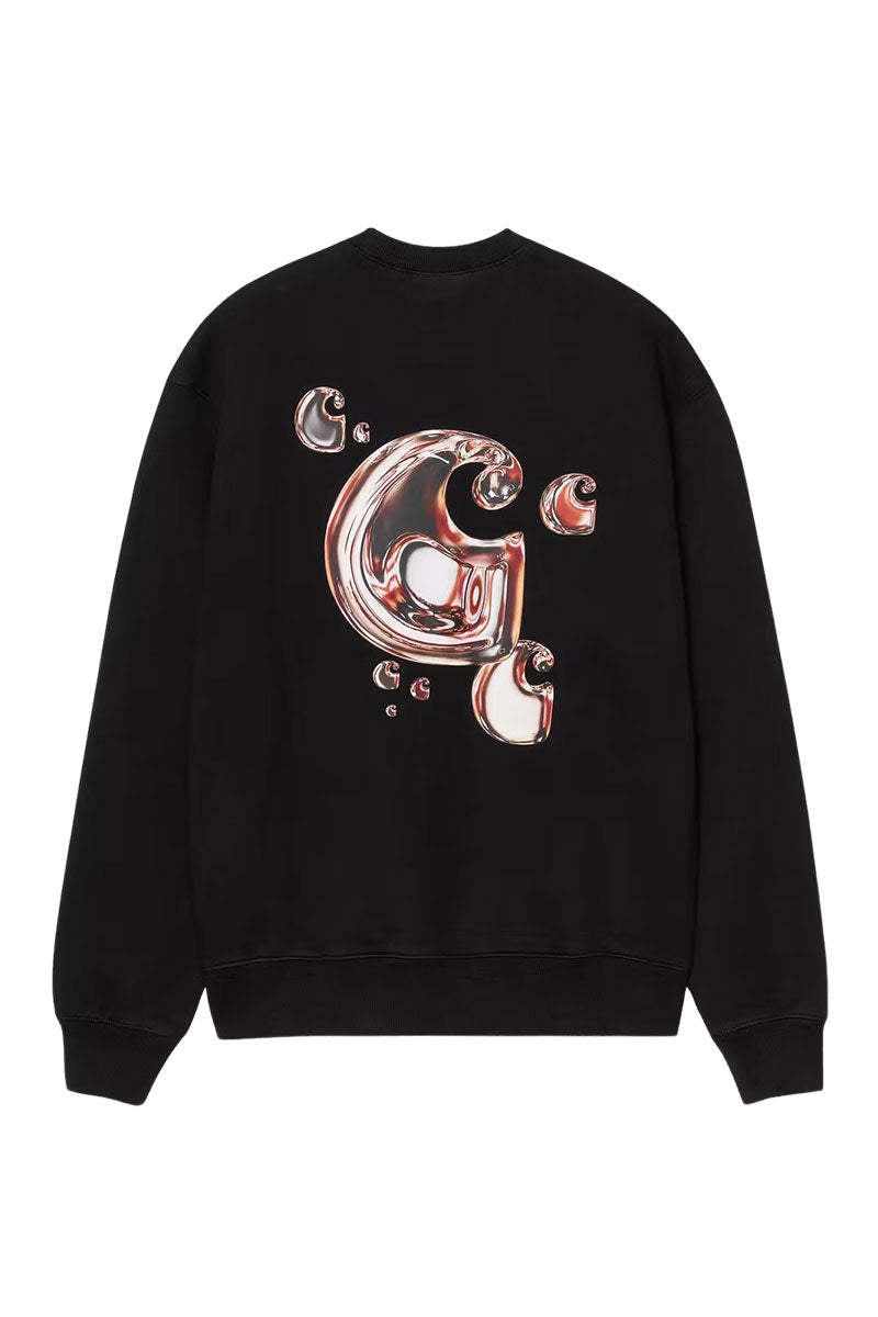 CARHARTT WIP SOLAR CHROME SWEAT Black