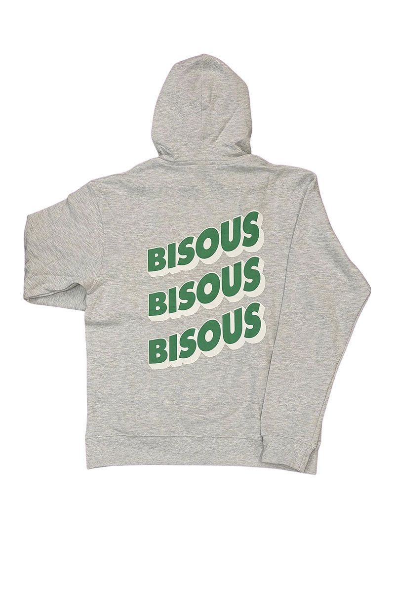 BISOUS SKATEBOARDS SONIC ZIPPER HOODIE Sport Grey