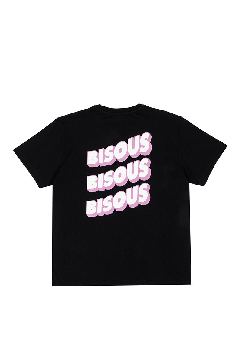 BISOUS SKATEBOARDS T-SHIRT SONICS Black