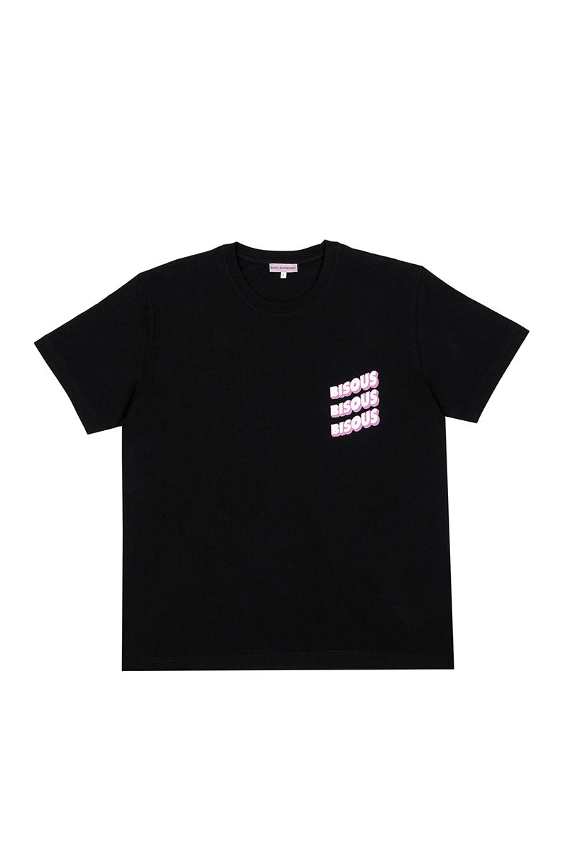 BISOUS SKATEBOARDS T-SHIRT SONICS Black