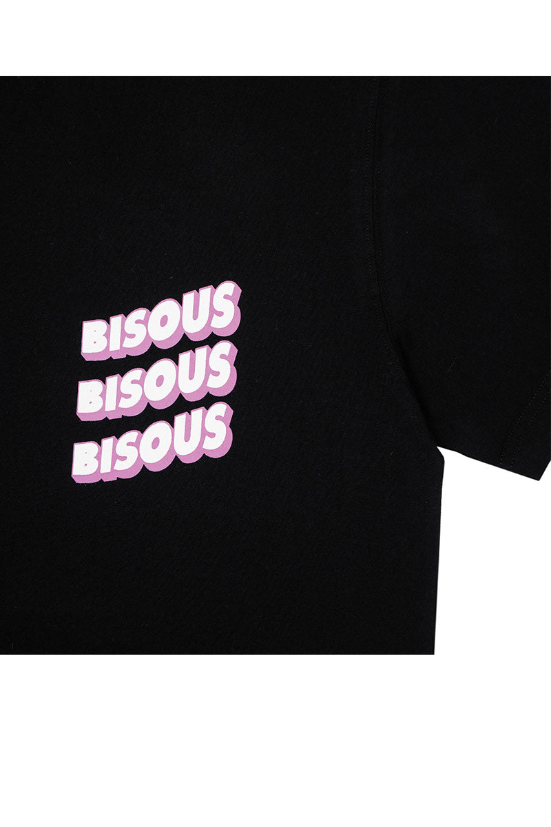 BISOUS SKATEBOARDS T-SHIRT SONICS Black