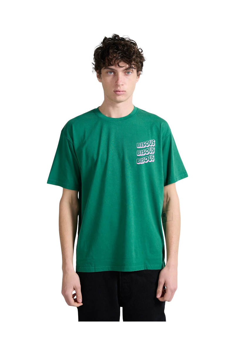 KISSES SKATEBOARDS SONICS T-SHIRT Light Blue