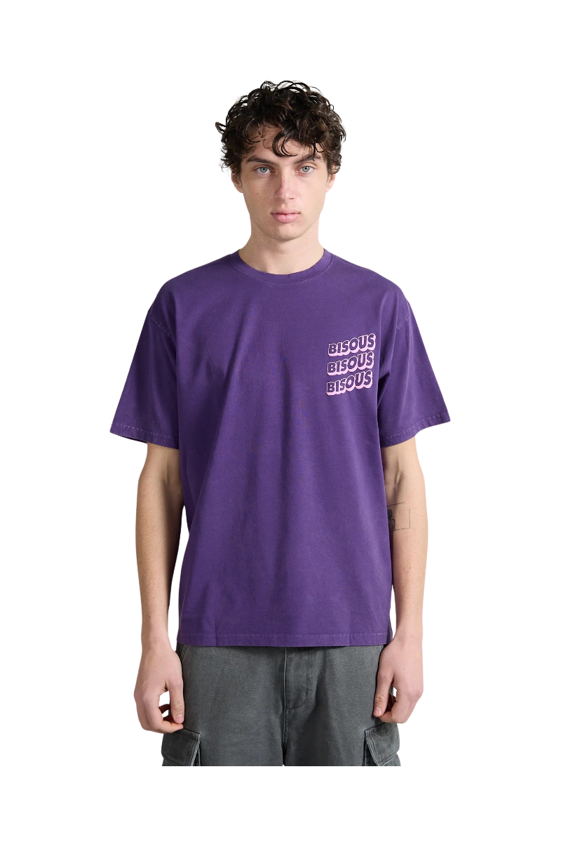 KISSES SKATEBOARDS SONICS T-SHIRT Light Blue