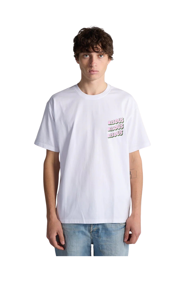 BISOUS SKATEBOARDS SONICS T-SHIRT White