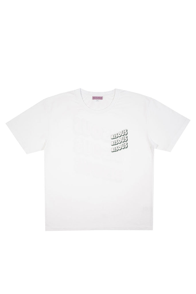 BISOUS SKATEBOARD T-SHIRT SONICS White