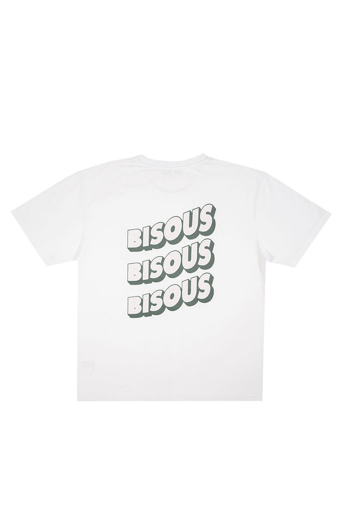 BISOUS SKATEBOARD T-SHIRT SONICS White