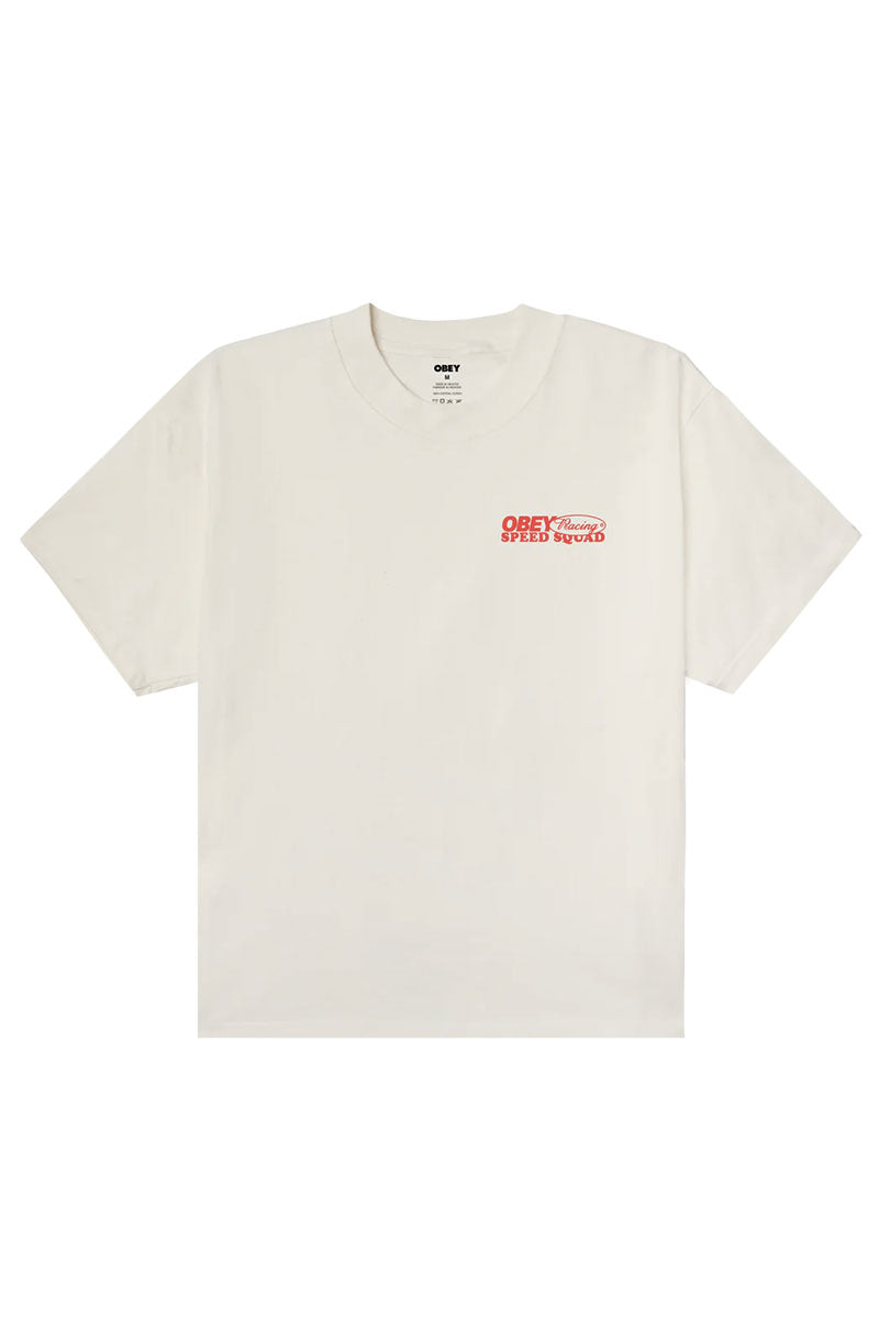 OBEY SPEED SQUAD T-SHIRT Vintage White