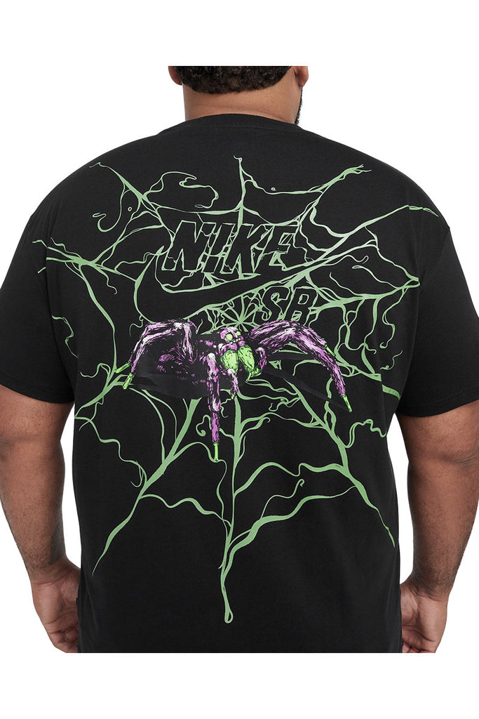 NIKE SB SPIDER T-SHIRT Black ( Glow In The Dark )