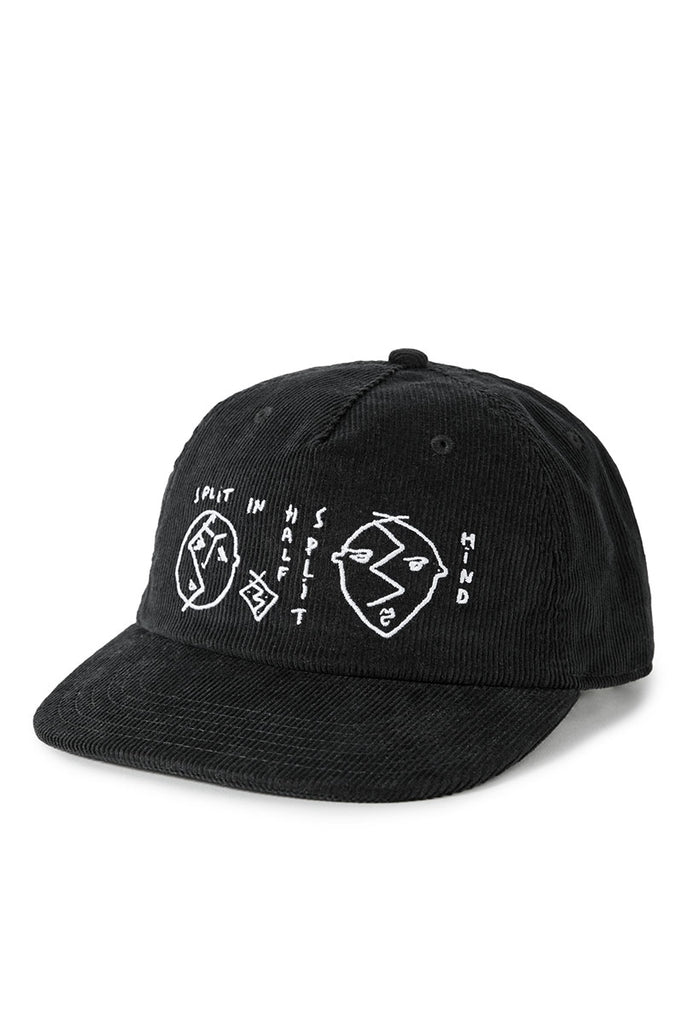 POLAR JAMES CAP SPLIT IN HALF Black