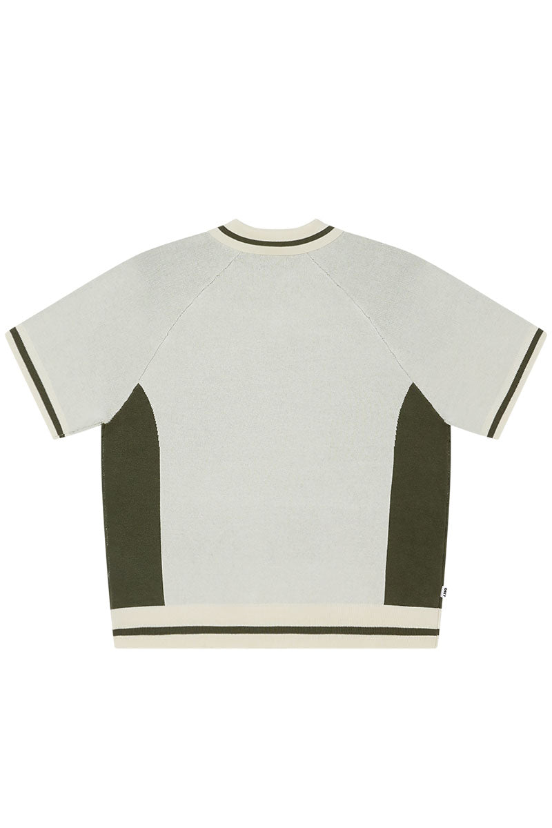 OBEY SPORT POLO SWEATER Unbleached Multi