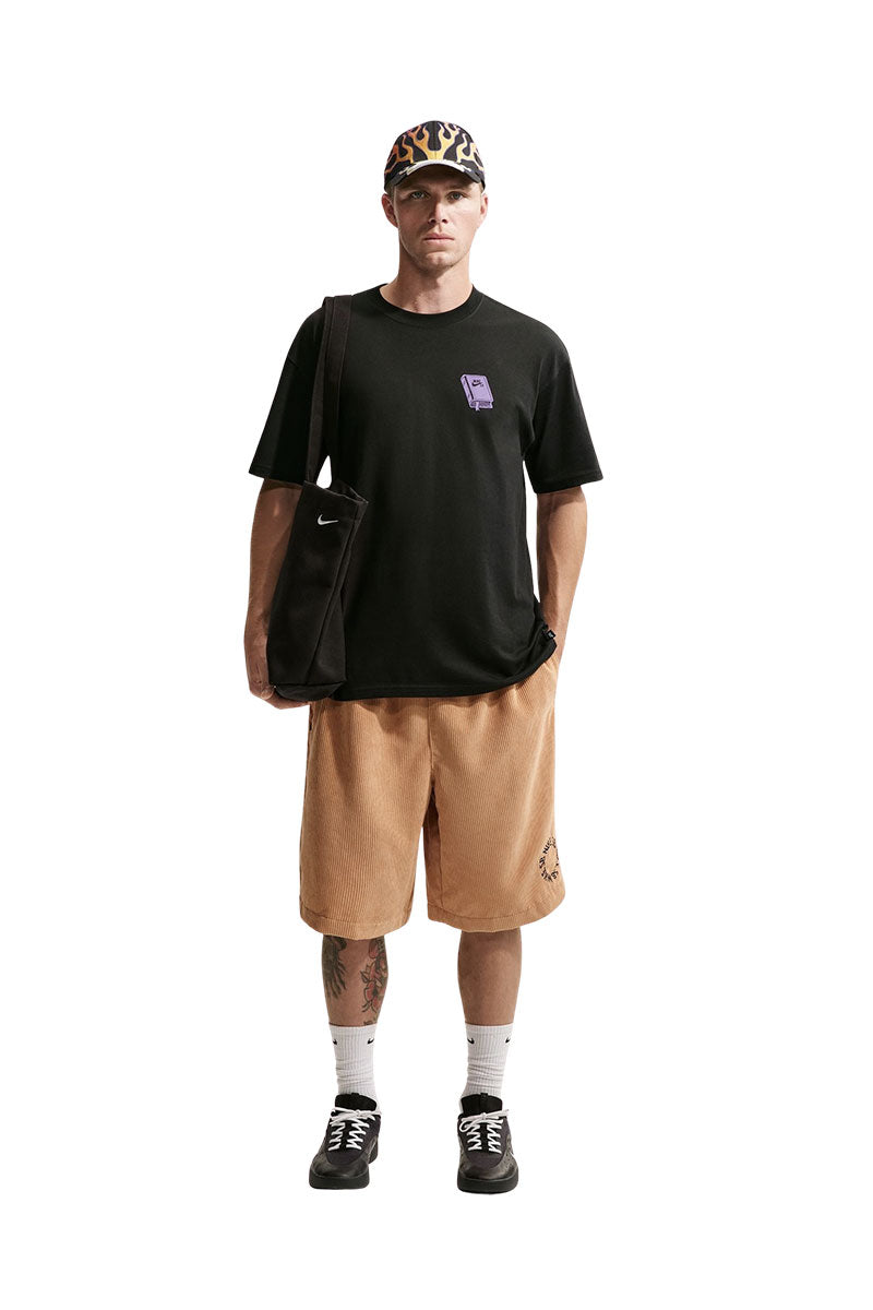 NIKE SB BOOK SPOT LIST T-SHIRT Black / Purple