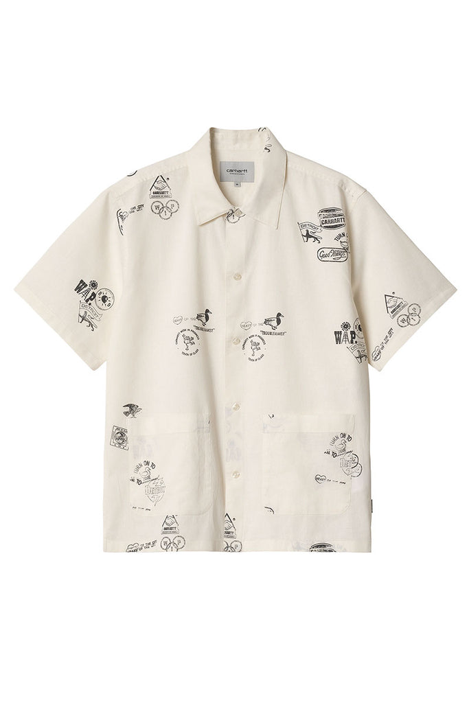 CARHARTT WIP STAMP SHIRT Stamp Print / Wax