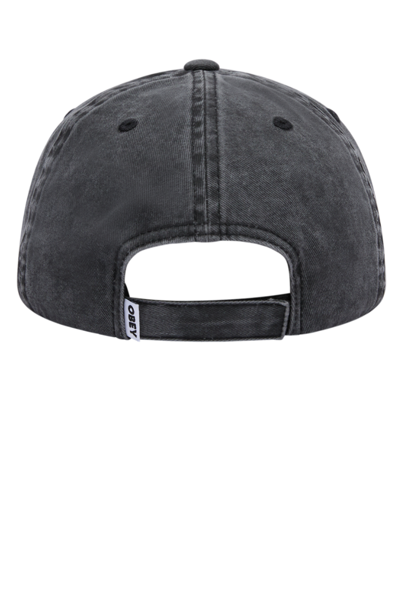OBEY STATIC 6 PANEL CAP Pigment Black