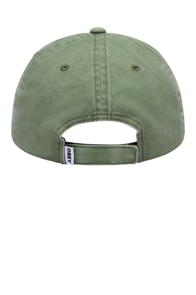 OBEY STATIC 6 PANEL CAP Pigment Olive