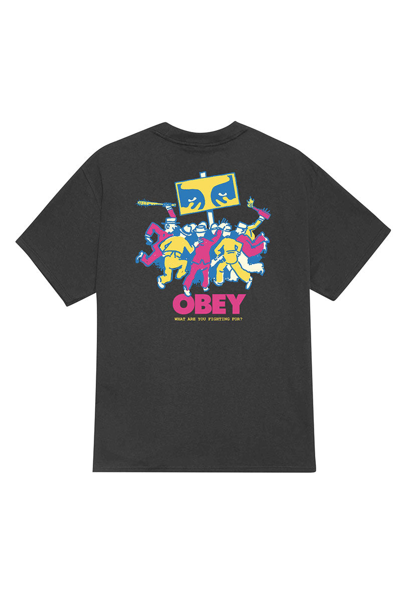 OBEY STEADY MOBBIN' T-SHIRT Vintage Black