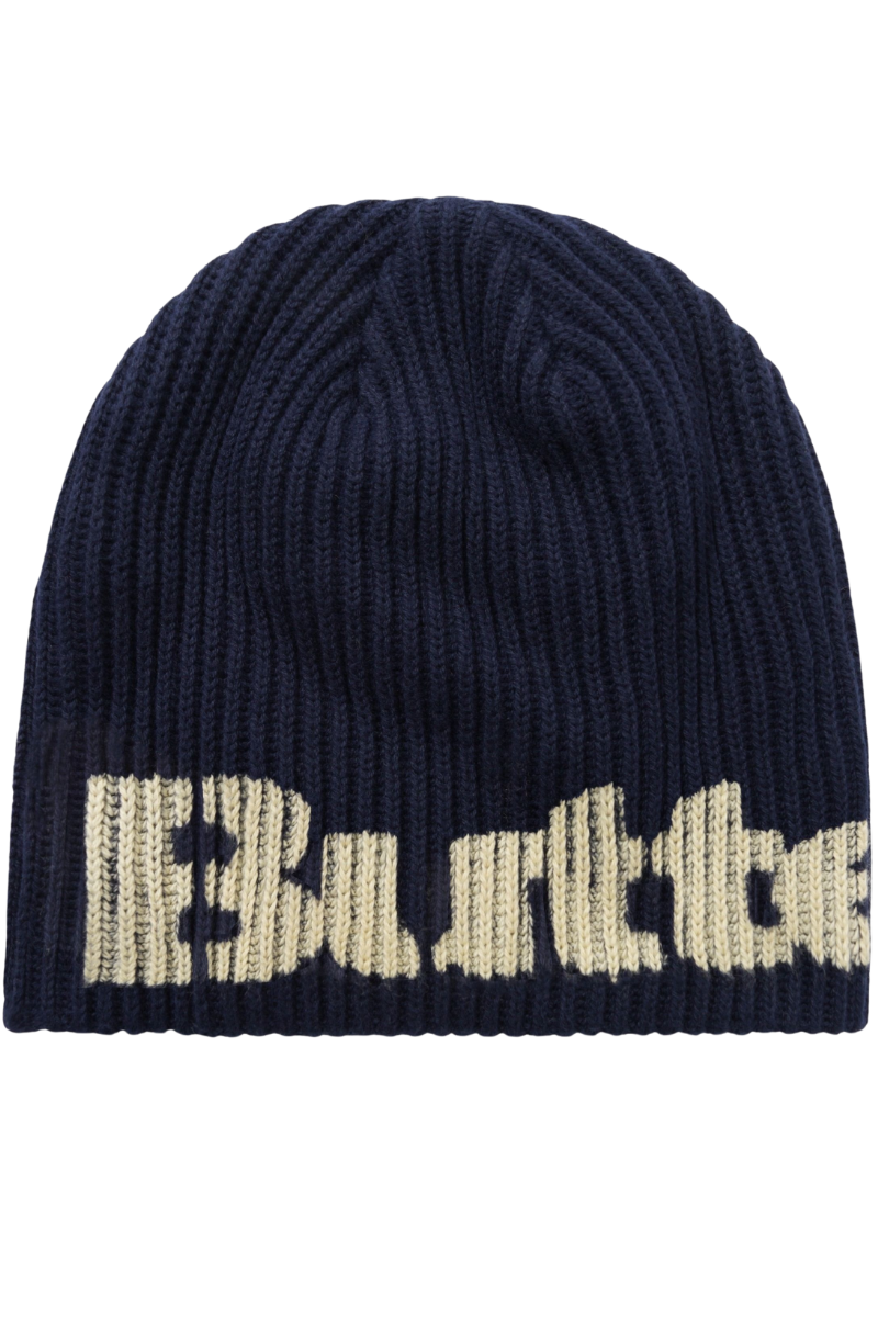 BUTTER STENCIL SKULLY BEANIE Navy