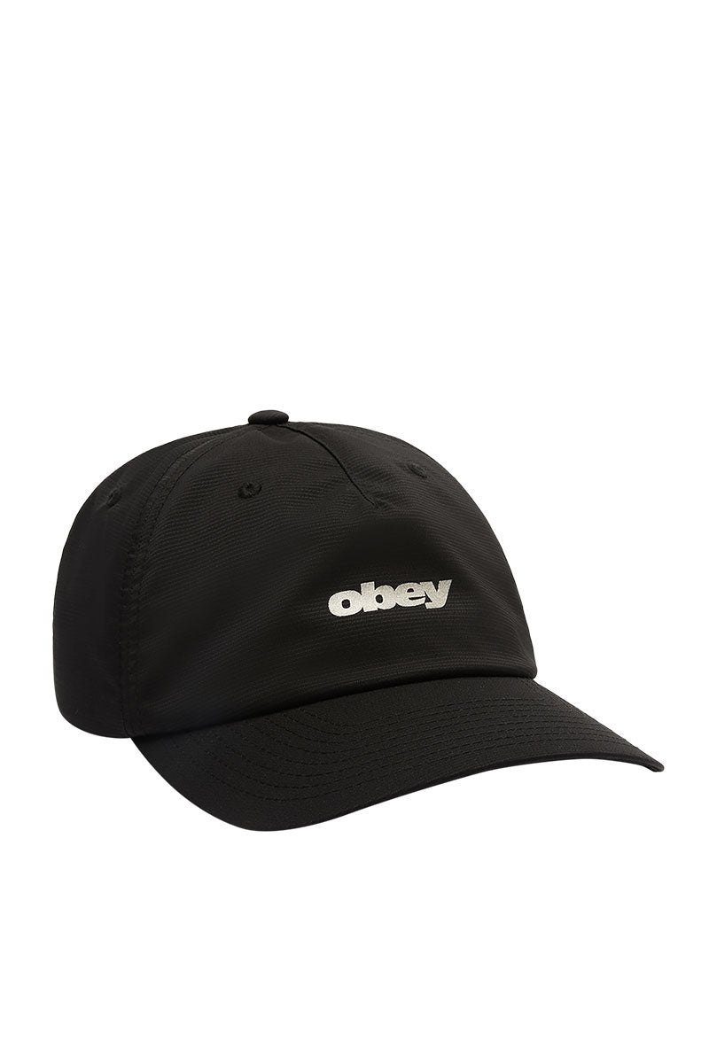OBEY STRIDE 5 PANEL CAP Black