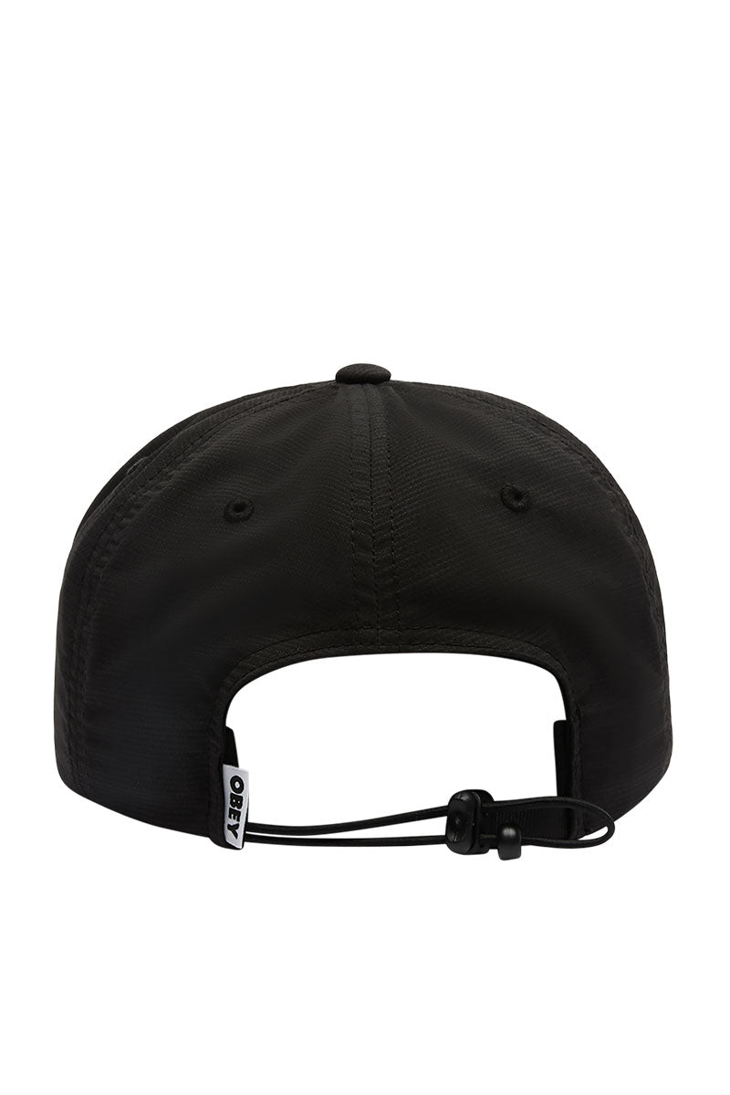 OBEY STRIDE 5 PANEL CAP Black