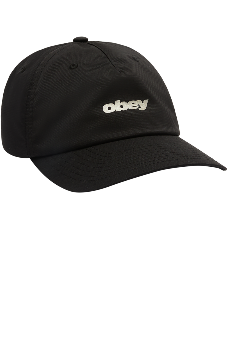 OBEY STRIDE 5 PANEL CAP Black