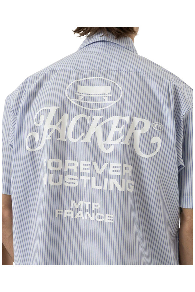 JACKER COLLECTIVE STRIPE SHIRT Purple