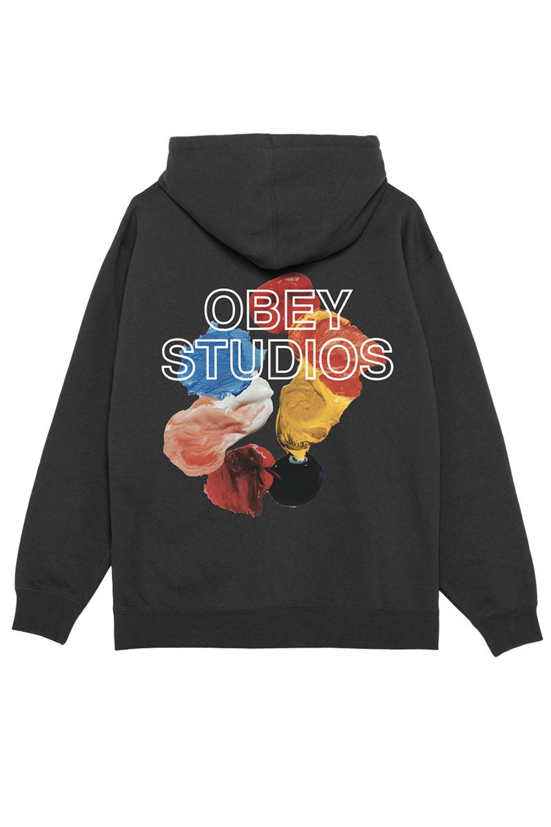 OBEY STUDIO PALETTE HOODIE Black