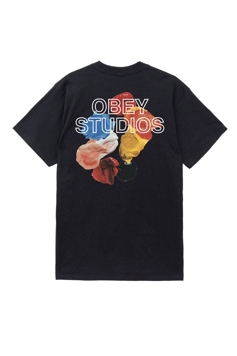 OBEY STUDIO PALETTE T-SHIRT Black