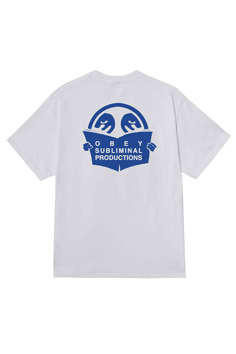 OBEY SUBLIMINAL PRODUCTIONS T-SHIRT White