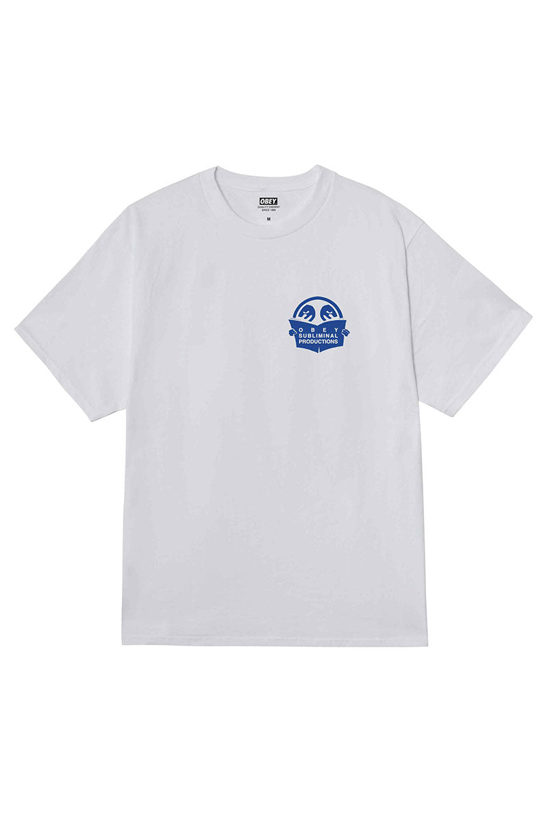 OBEY SUBLIMINAL PRODUCTIONS T-SHIRT White