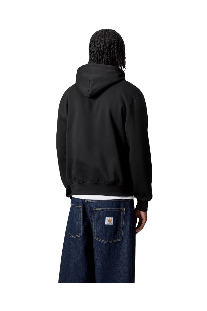 CARHARTT WIP HOODED CARHARTT SWEAT Black / Black